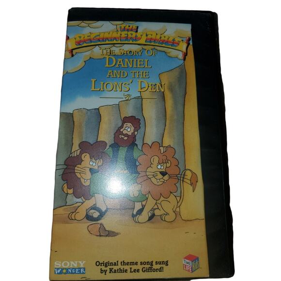 The Beginners Bible VHS Tape lot of 3 Noah's Ark/Daniel&Lion's Den David&Goliath - Picture 4 of 4